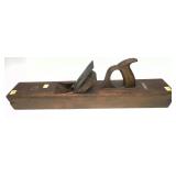 Vintage R.S Hadley wood plane, 22" L