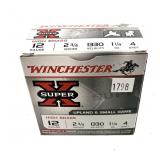 Box of 12 Ga. 2.75" No. 4 Winchester upland