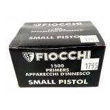 Box of Fiocchi small pistol primers, 1,500