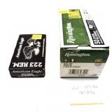 Lot: 30 rounds of .223 Rem cartridges (Rem. and
