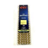 Box of CCI .22 Short CB round nose Sub-Sonic