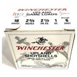 Box of 16 Ga. 2.75" No. 6 Winchester Upland