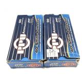 x2- Boxes of .40 S&W 180-grain JHP PPU