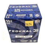 Box of Federal .22 LR hollow point Champion