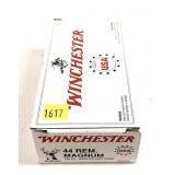 Box of Winchester .44 REM Magnum 240-grain
