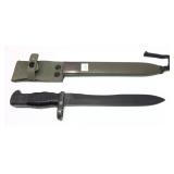Bayonet with scabbard