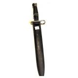 Bayonet with scabbard