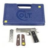 Colt Government Model .45 ACP Stainless Pistol,