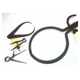 Lot, assorted antique calipers, 4 pcs.