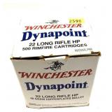 Box of Winchester .22 LR Cartridges- opened