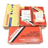 Lot: once fired brass and a few reloads- .40 S&W