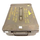 Metal 20mm linked ammunition can