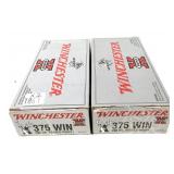 x2- Boxes of .375 WIN. 200-grain Winchester