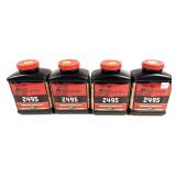 x4- 1 lb. bottles of Accurate 2495 smokeless
