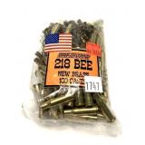 Bag of .218 BEE new Winchester unprimed brass,