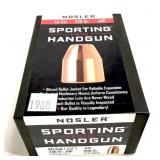 Box of .45 Cal. 230-grain JHP Nosler bullets,