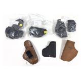 Lot, 6 assorted holsters includes Bianchi 100,