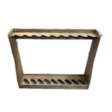 Wooden Gun Rack holds 9 Long guns