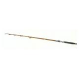 Vintage wooden round boat rod, 6