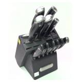 Faberware 10 Pc kitchen knife set in block