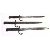 Lot: 3 Bayonets