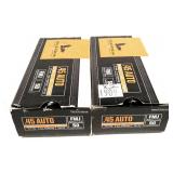 x2- Boxes of .45 Auto 230-grain FMJ Field &