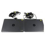 Lot, 2 HP Chromebook 14G4 laptops,
