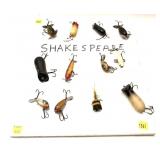 Lot, 12 assorted vintage Shakespeare lures