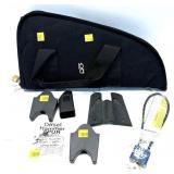 Lot: Allen Pistol Soft Case with keys, Colt Gun