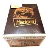 Heddon Model 40 casting reel with case, manual