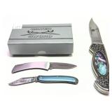 Lot: 3 assorted knives, includes Camillus Silver