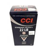 Brick of CCI .22 LR Standard Velocity cartridges,