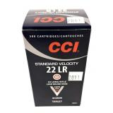 Brick of CCI .22 LR Standard Velocity cartridges,