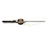 Vintage Stubby rod and reel, 35" overall length
