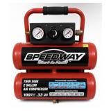 Speedway twin tank 2-gallon air compressor, 100