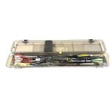 MTM Ultra Compact arrow case with 17 assorted