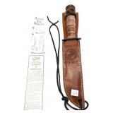 Case U.S. MC Hunter Knife w/ leather sheath and