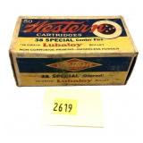 Vintage box of Western .38 Spl. Cartridges - 50