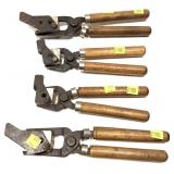 Lot, 4 Lee bullet molds: 90338, 90335, 90366 and
