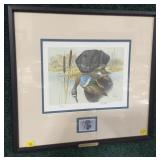Ducks Unlimited 1991 Framed Duck Stamp and