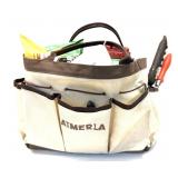 Lot, gardening bag with 2 shears, garden tools,