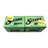 Lot: 2 Sierra .22 Cal Bullets 55 Gr. 100 in ea