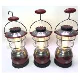 Lot: 3 GE Battery lanterns