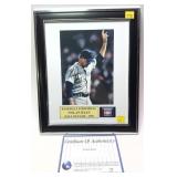 Framed Nolan Ryan Signed photo