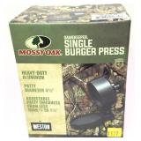 Mossy Oak Single Burger Press - new in box