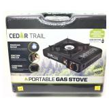 Cedar Trail Portable Gas Stove- In carry case, new