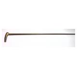 Vintage Wooden carved walking stick with Stag