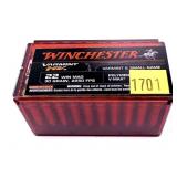 Box of Winchester .22 Mag. polymer tip V-Max