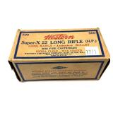 Vintage brick of .22 LR (HP) Super-X cartridges,