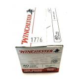 Box of .40 S&W 165-grain Winchester FMJ